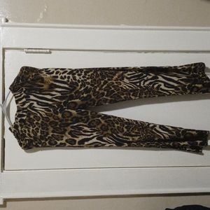 Woman's animal print pant